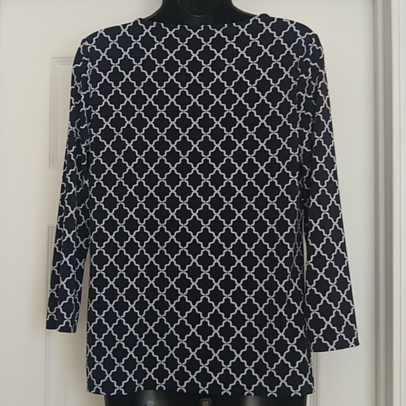 Jones New York Long Sleeve Top- Size Small - Picture 3 of 4